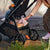 Leo Single to Double Pram | Black + Gold