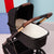 Leo Single to Double Pram | Black + Gold