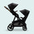 Leo Single to Double Pram | Grey + Black