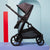 Leo Single to Double Pram | Grey + Black