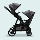 Leo Single to Double Pram | Grey + Black