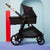 Leo Single to Double Pram | Grey + Black