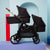 Leo Single to Double Pram | Grey