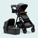 Leo Single to Double Pram | Grey