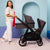 Leo Single to Double Pram | Grey