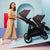 Leo Single to Double Pram | Grey