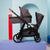 Leo Single to Double Pram | Grey