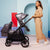 Leo Single to Double Pram | Grey